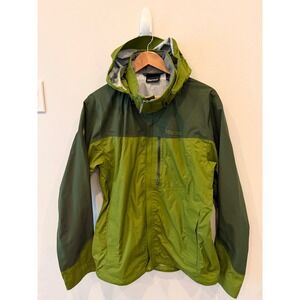 Marmot MemBrain Rain Jacket Hooded Green Waterproof Women's M NWOT